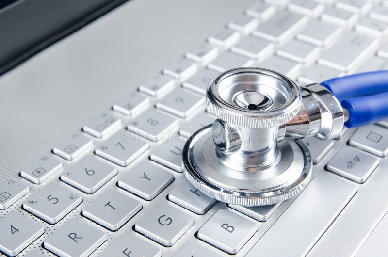 Diagnosis and repair of computers. stock photo Diagnosis and repair of computers. stock photo