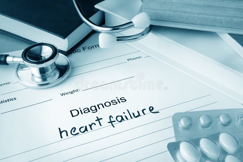 Diagnostisk form med diagnoshjärtafel