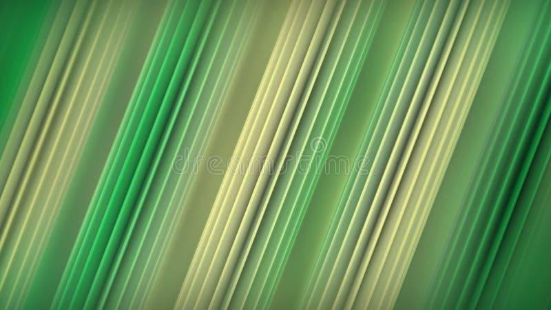 Diagonal green lines abstract 3D rendering vector illustration