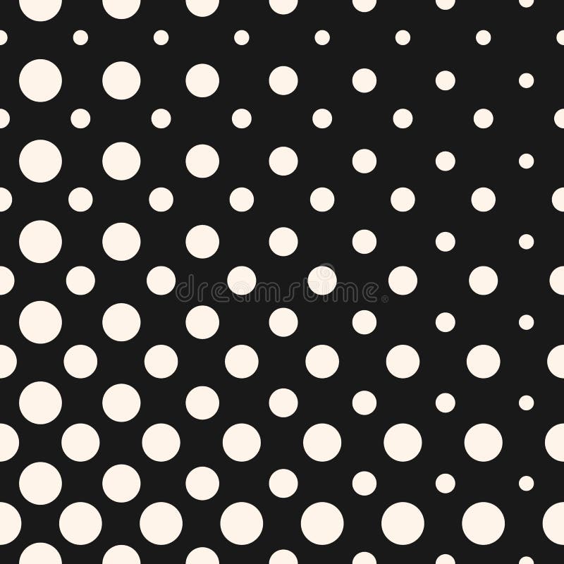 Diagonal halftone dots vector seamless pattern. Circles texture vector illustration Diagonal halftone dots vector seamless pattern. Circles texture vector illustration