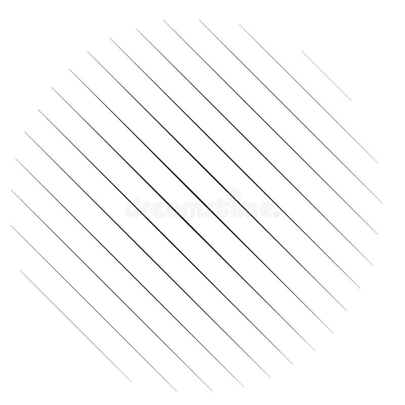 Diagonal, Oblique Lines Abstract Geometric Circle. Slanting, Slope ...