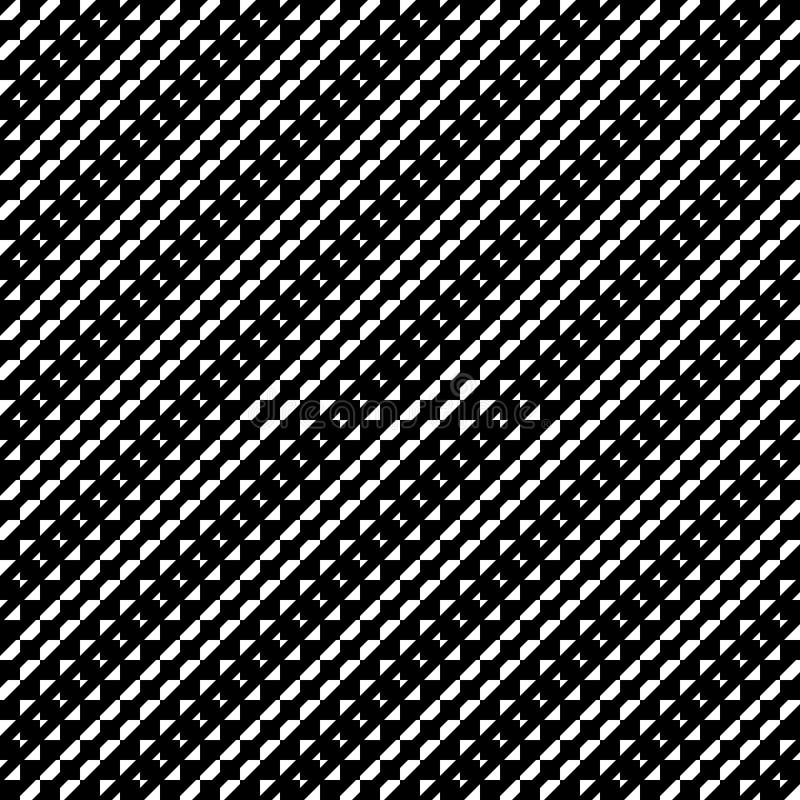 Diagonal Seamless Texture.Black and White Pattern Stock Vector