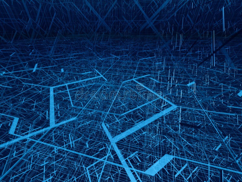 Diagonale vezelverwarring vector illustratie Diagonale vezelverwarring vector illustratie