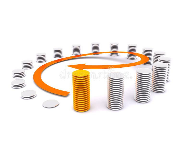 Diagram royalty free illustration