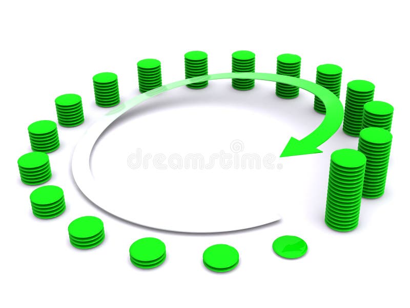 Diagram royalty free illustration