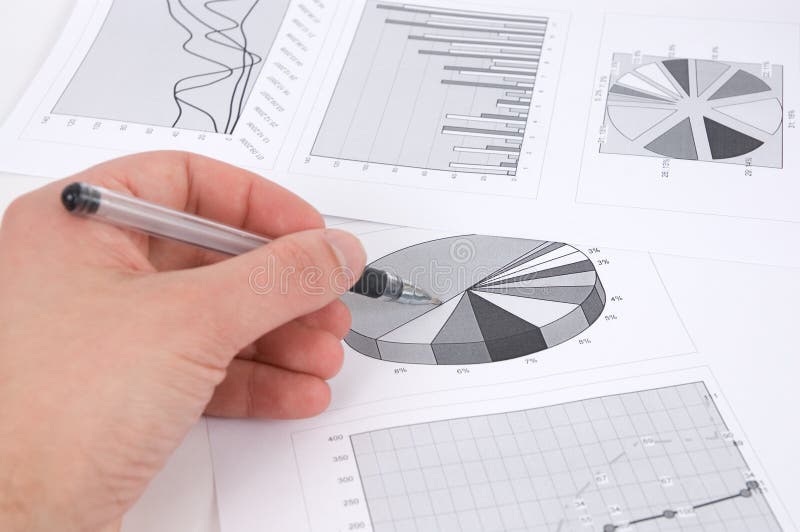 Diagram stock fotografie