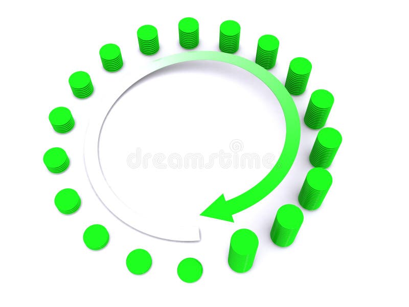 Diagram royalty free illustration