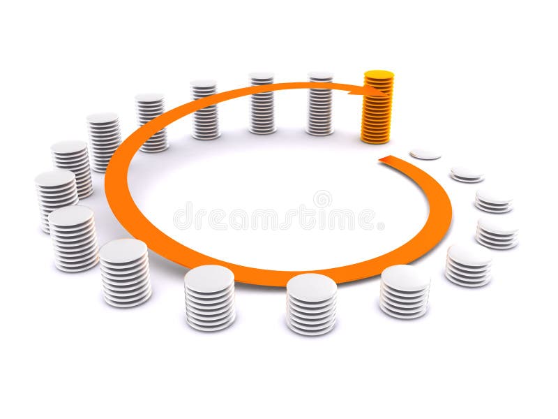 Diagram stock illustration