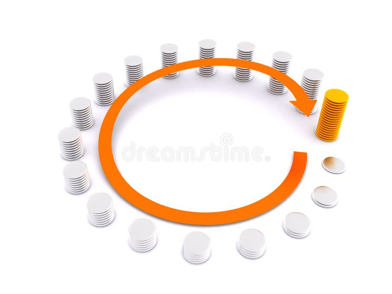 Diagram royalty free illustration