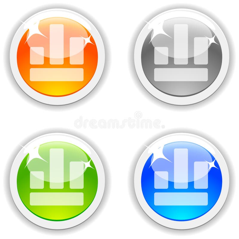 3d diagram. stock vector. Illustration of orange, graph - 18504833