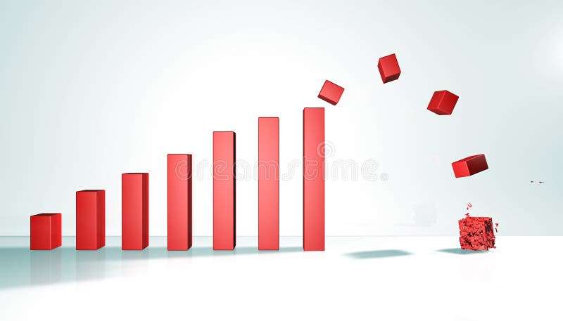 Diagram chart royalty free illustration