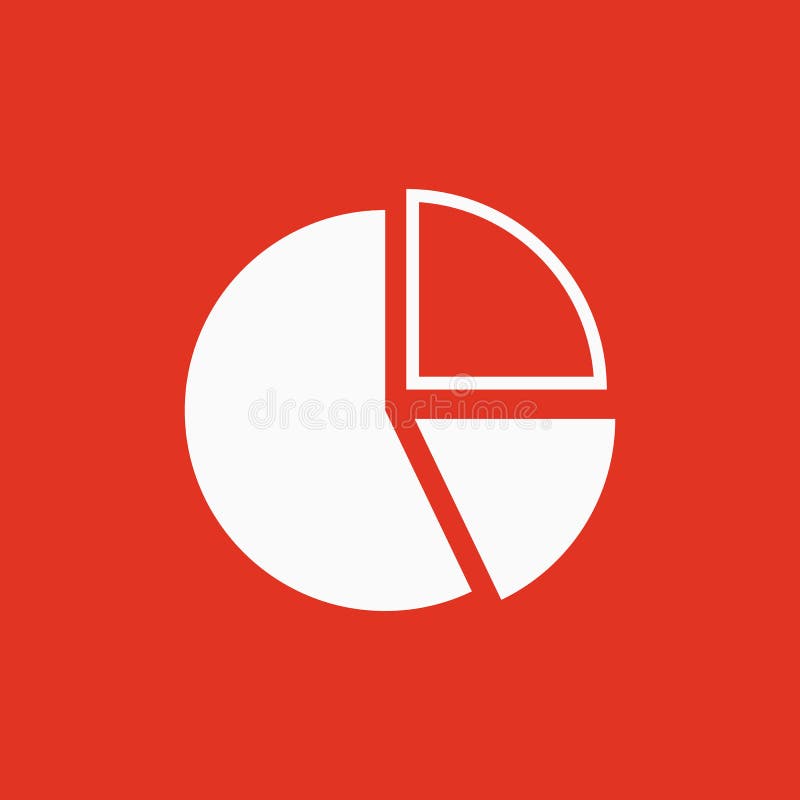 The diagram icon. Chart and infograph, infographic, graph, flowchart symbol. Flat stock illustration The diagram icon. Chart and infograph, infographic, graph, flowchart symbol. Flat stock illustration