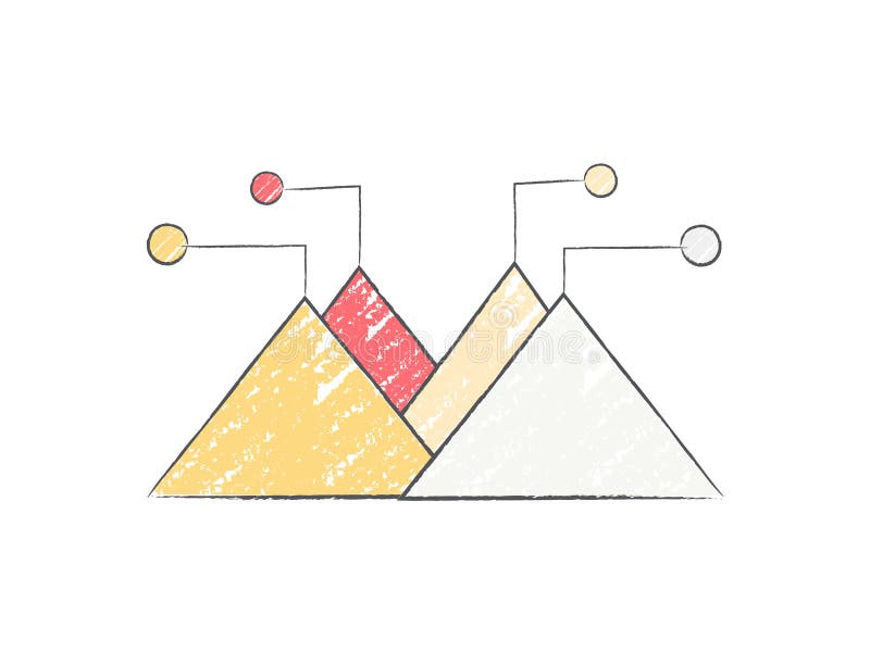 Diagram Representing Data Vector Illustration Stock Vector ...