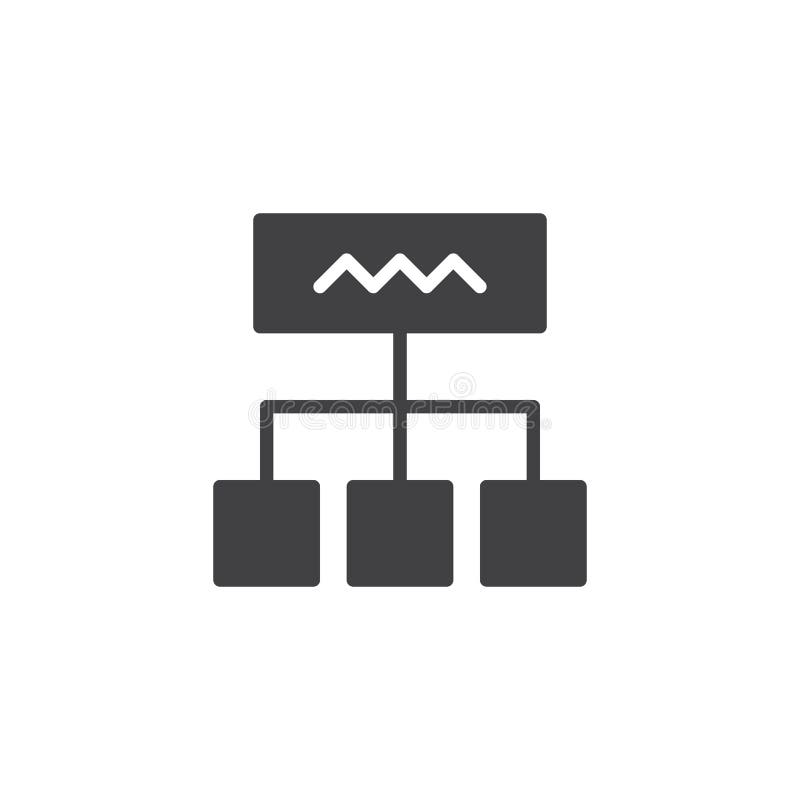 Diagram vector icon vector illustration Diagram vector icon vector illustration