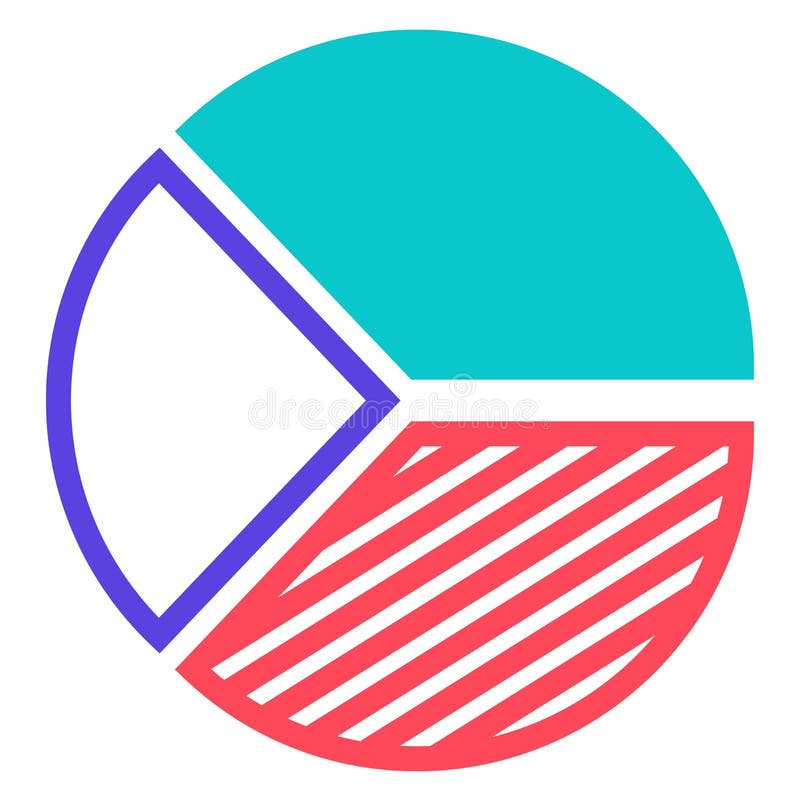Diagramm-Symbol. Diagramm-Illustrationsvektor auf weißem Hintergrund