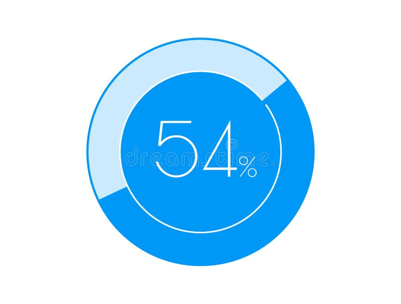 54 Diagrammes De Pourcentage Du Pourcentage 54 Infographic Illustration