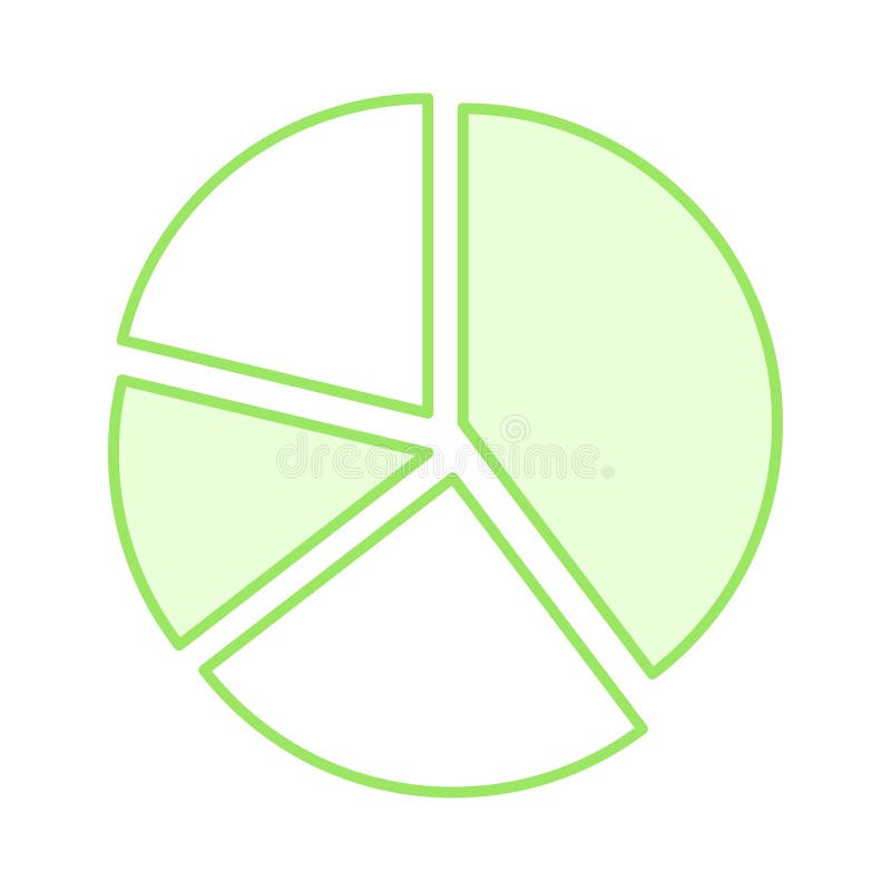 Diagrammfarblinieikone stock abbildung Diagrammfarblinieikone stock abbildung