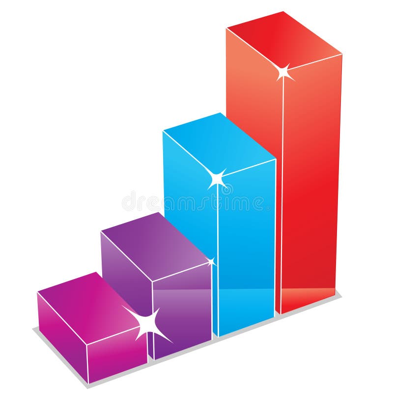 Diagramsymbol stock illustrationer