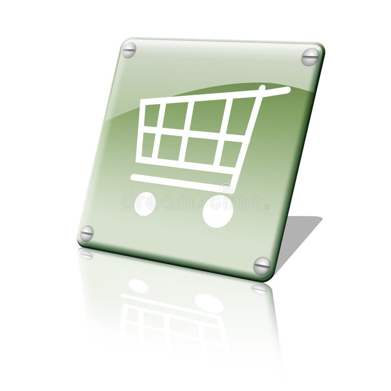 Diagramsymbolsshopping stock illustrationer