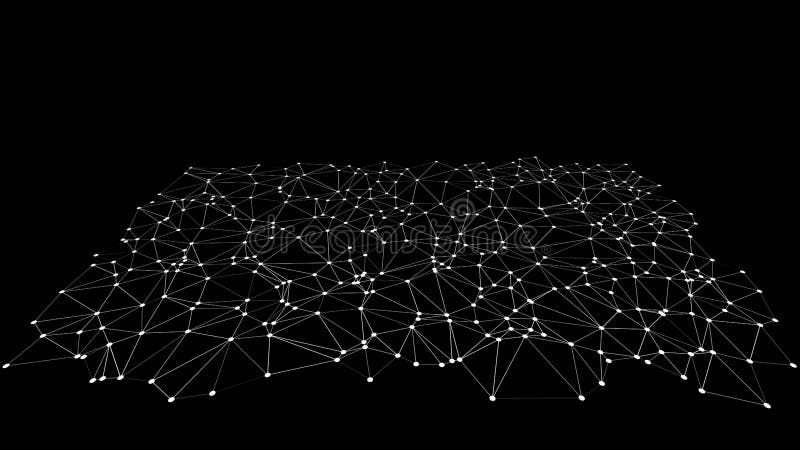 Diagramă de inovație științifică idee de triunghi vectorial formă triunghi conectat stock illustration