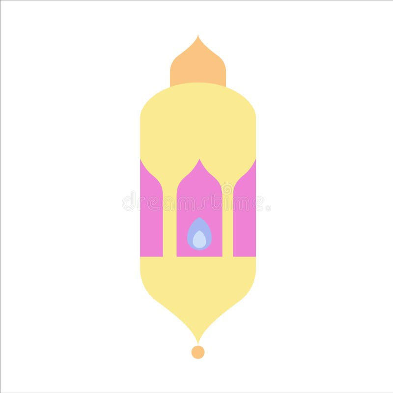Diagramă ramadan kareem cu lamă colorată și lambrifiant pastel cu mubarak, cu lamă plată și cu vectorul de fond vector illustration