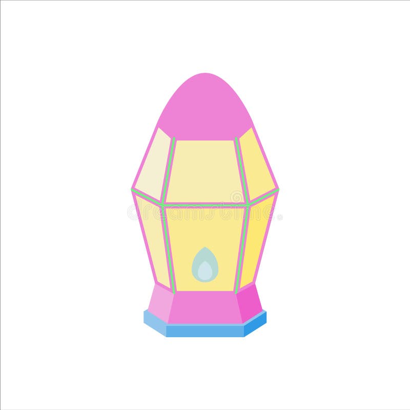 Diagramă ramadan kareem cu lamă colorată și lambrifiant pastel cu mubarak, cu lamă plată și cu vectorul de fond stock illustration