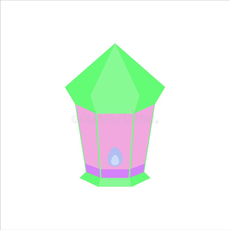 Diagramă ramadan kareem cu lamă colorată și lambrifiant pastel cu mubarak, cu lamă plată și cu vectorul de fond stock illustration