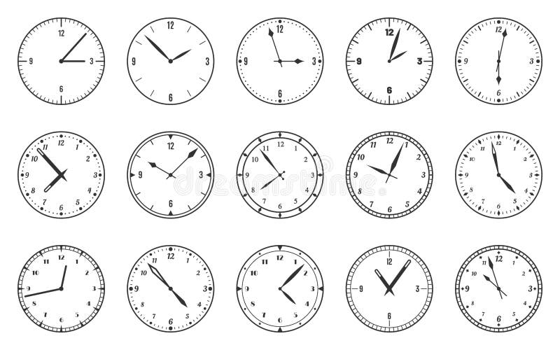 Black Watch Face Template Stock Illustrations – 1,520 Black Watch Face ...