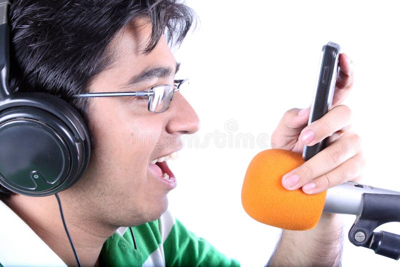 Dialer-Ton-Sänger lizenzfreie stockfotografie Dialer-Ton-Sänger lizenzfreie stockfotografie
