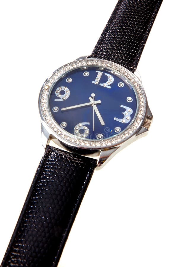 diamanten dubbade armbandsuret royaltyfri bild diamanten dubbade armbandsuret royaltyfri bild