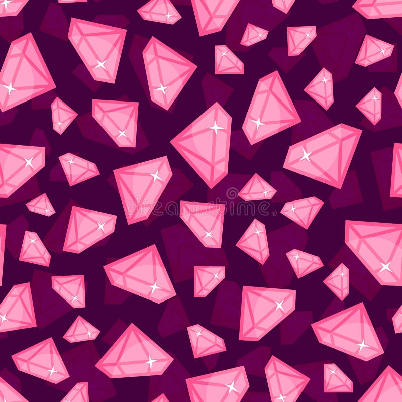 Diamanten unterschiedliche Größen-des nahtlosen Muster-Vektors stock abbildung Diamanten unterschiedliche Größen-des nahtlosen Muster-Vektors stock abbildung
