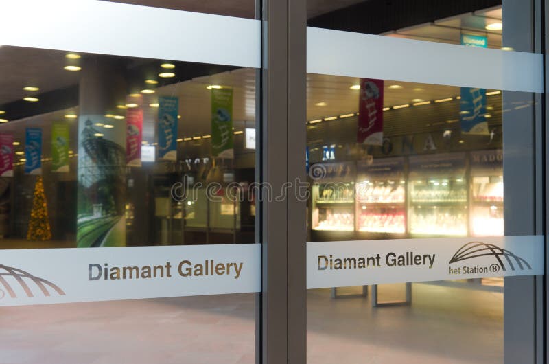 Diamantgalery royaltyfri foto