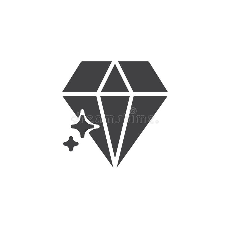 Diamantglanz-Vektorikone vektor abbildung Diamantglanz-Vektorikone vektor abbildung