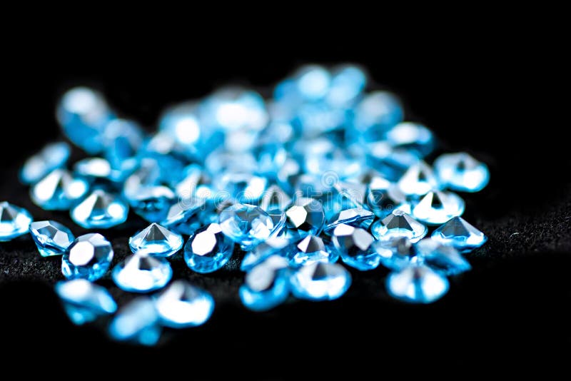 Diamanti blu. fotografie stock Diamanti blu. fotografie stock