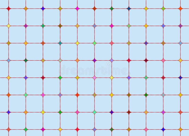 Grid with diamond illustration. Grid with diamond illustration
