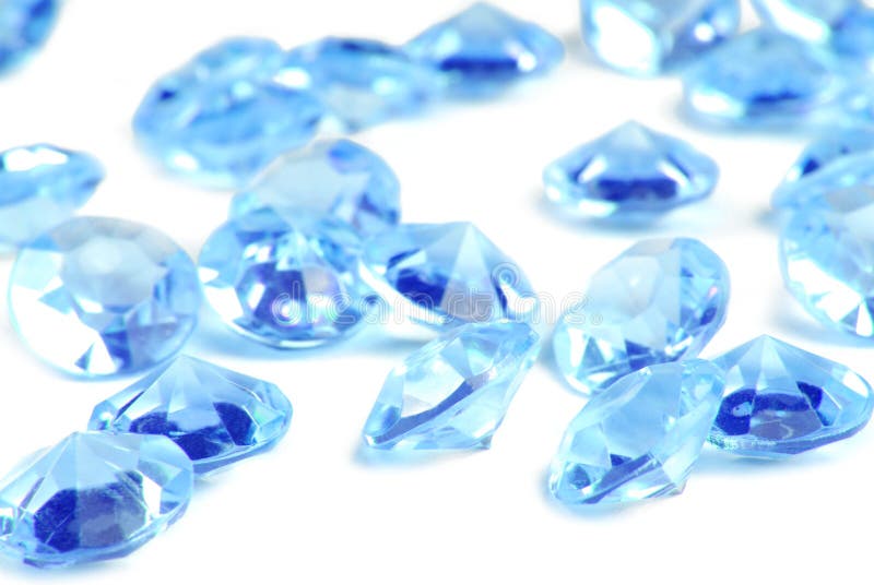 Diamants bleus photos libres de droits Diamants bleus photos libres de droits