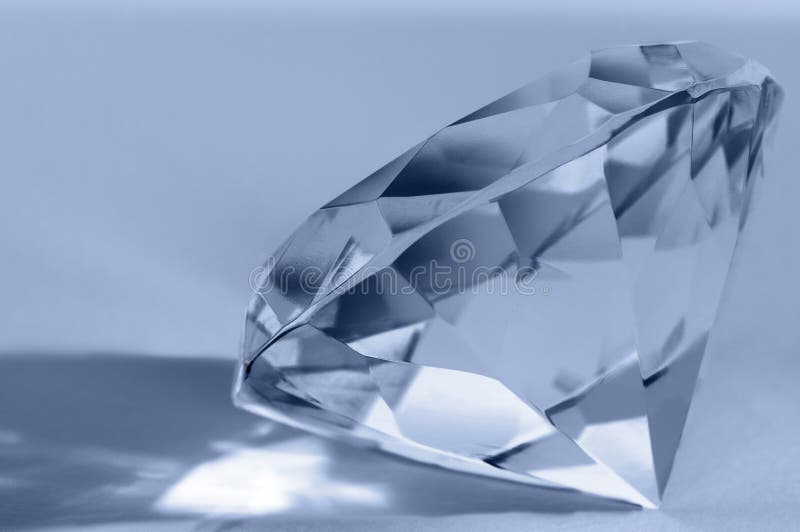 Close-up di diamante lucido.