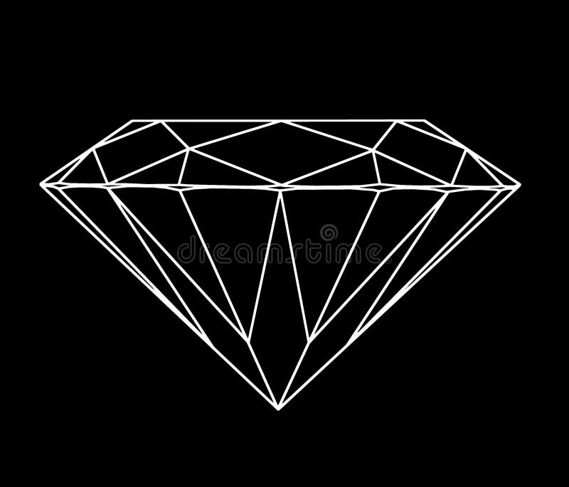 Diamond stock illustration