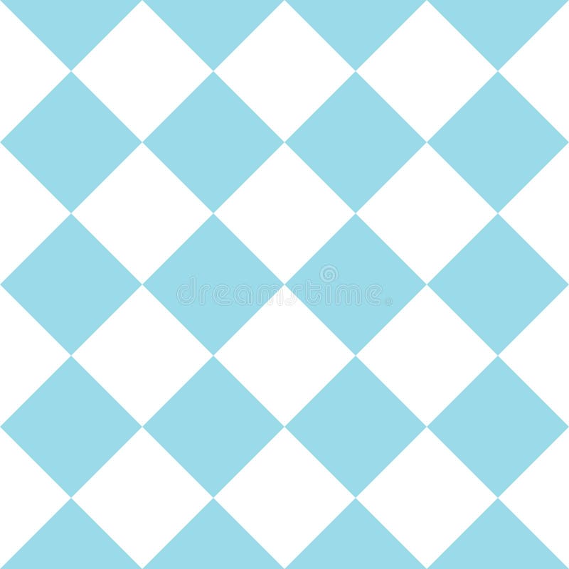 Blue Diamond Pattern Wallpaper