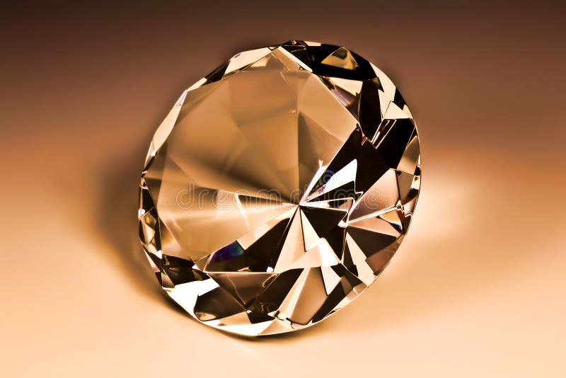 Diamond closeup stock photo. Image of shiny, carat, pure 4660030