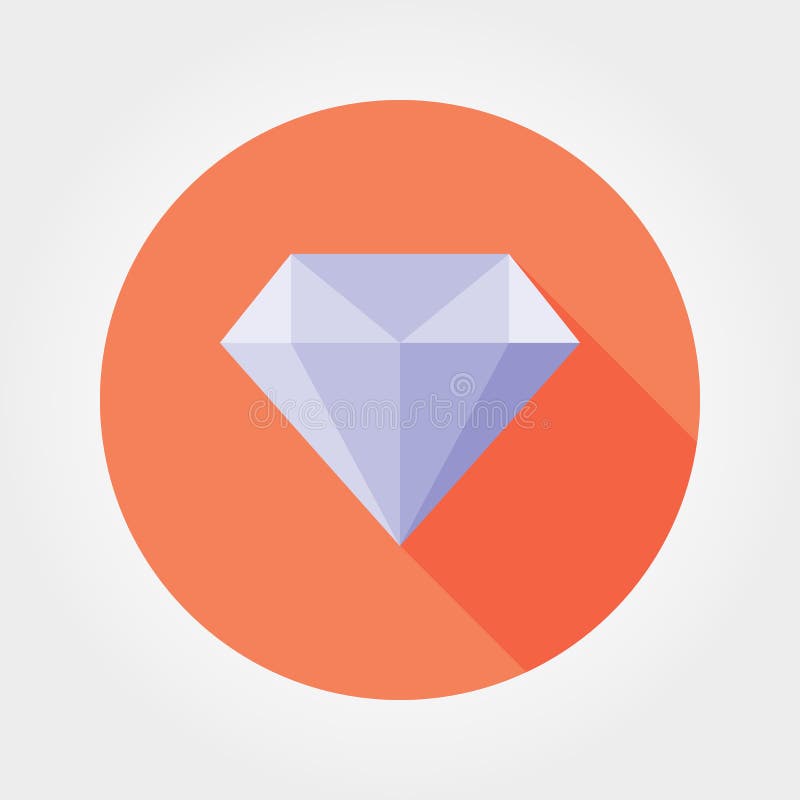 Diamond. Flat. Icon. Vector vector illustration Diamond. Flat. Icon. Vector vector illustration