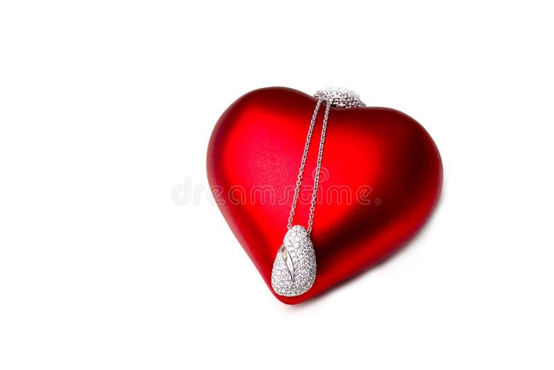 Diamond B-Lovee Heart Chain