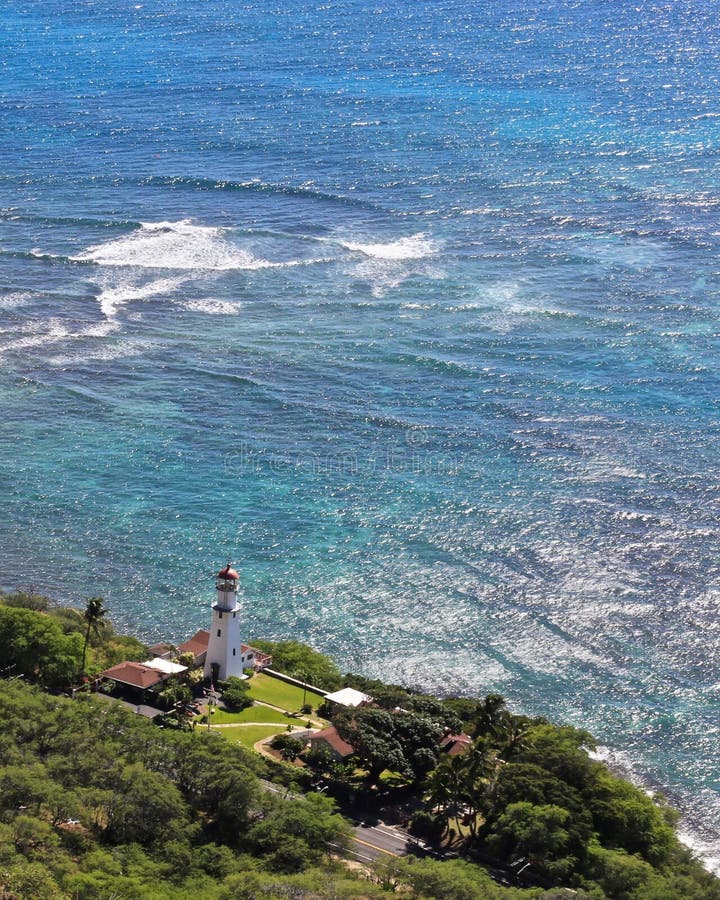 Diamond Head Lighthouse lizenzfreies stockfoto Diamond Head Lighthouse lizenzfreies stockfoto