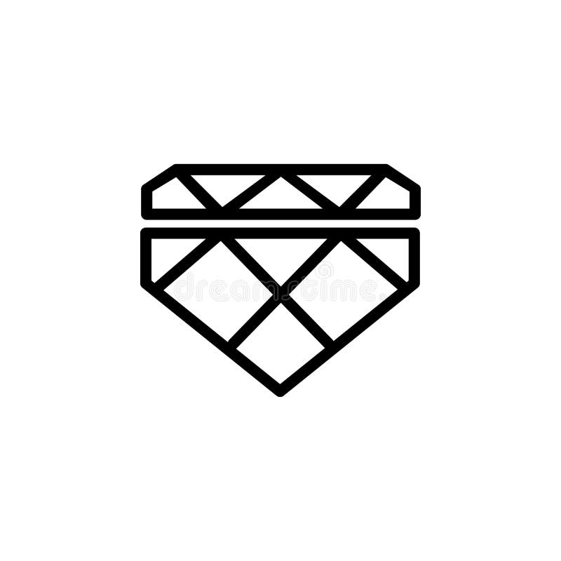 Diamond Icon. Element of Cyber Security for Mobile Concept and Web Apps