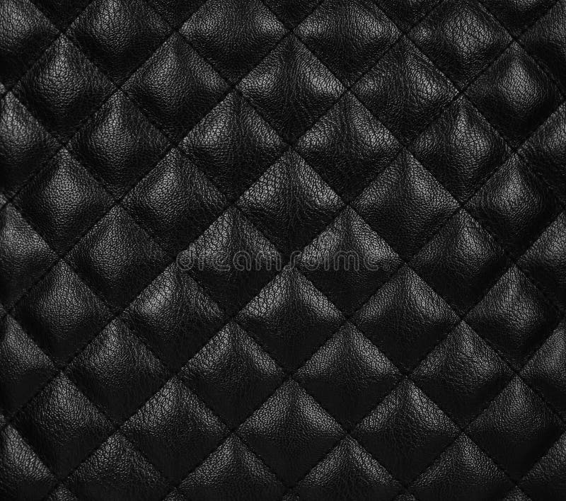 The Black Texture Of The Skin Quilted Sofa Stock Image - Image of ...