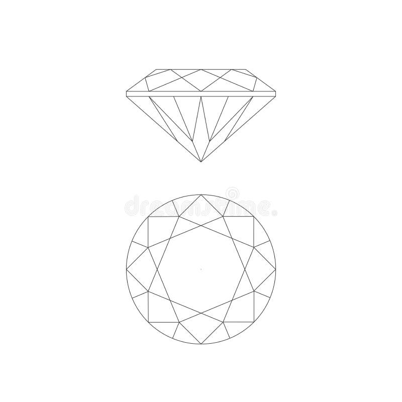 Diamond Line Drawing Stock Illustrations 4 636 Diamond Line Drawing Stock Illustrations Vectors Clipart Dreamstime