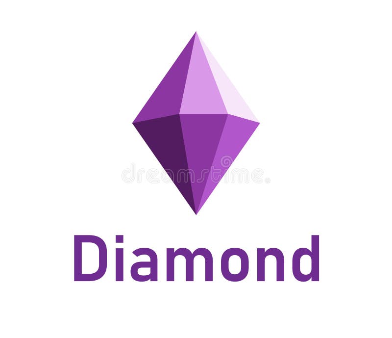 Diamond logo design stock illustration Diamond logo design stock illustration