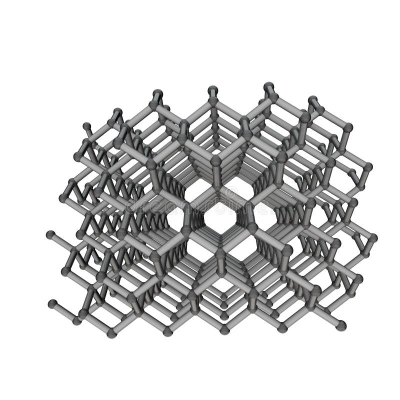 Diamond Structure 3D Model