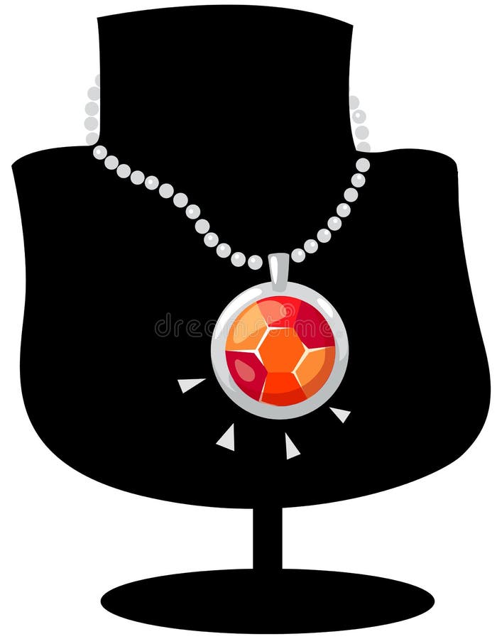 Necklace Clipart #227988 - Illustration by Lal Perera