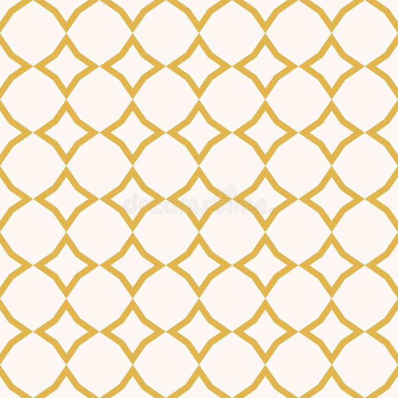 Diamond pattern. Vector abstract seamless texture. Yellow and white lattice